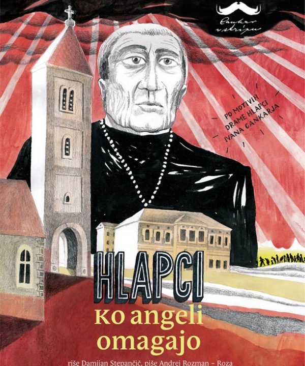 Cankar v stripu Hlapci ko angeli omagajo Škrateljc strip