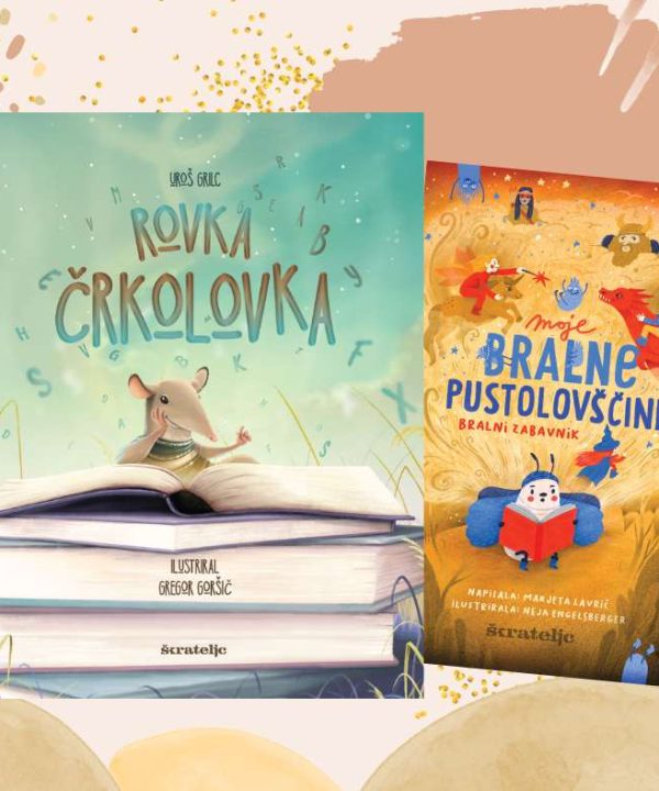 Komplet: Bralni zabavnik in Rovka Črkolovka